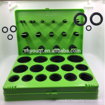 Waterproof o-ring AS568 / metric NBR o ring kit Rubber oring box excavator seals ring set